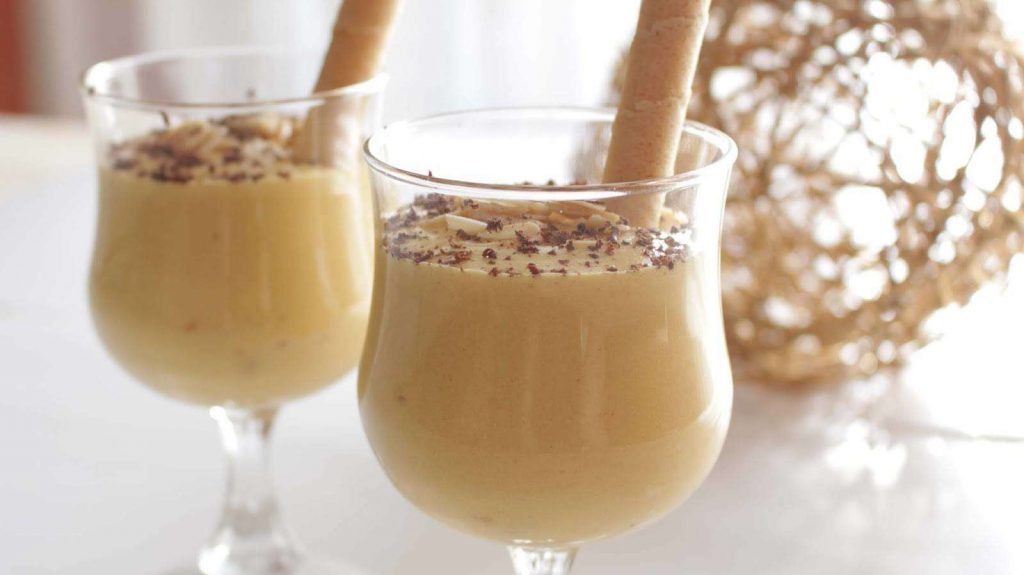 Mousse Con turrón