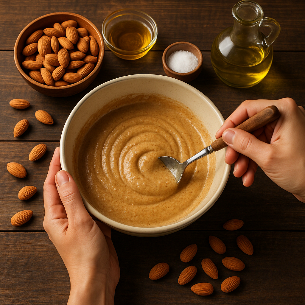 Cómo hacer crema de almendras casera paso a paso