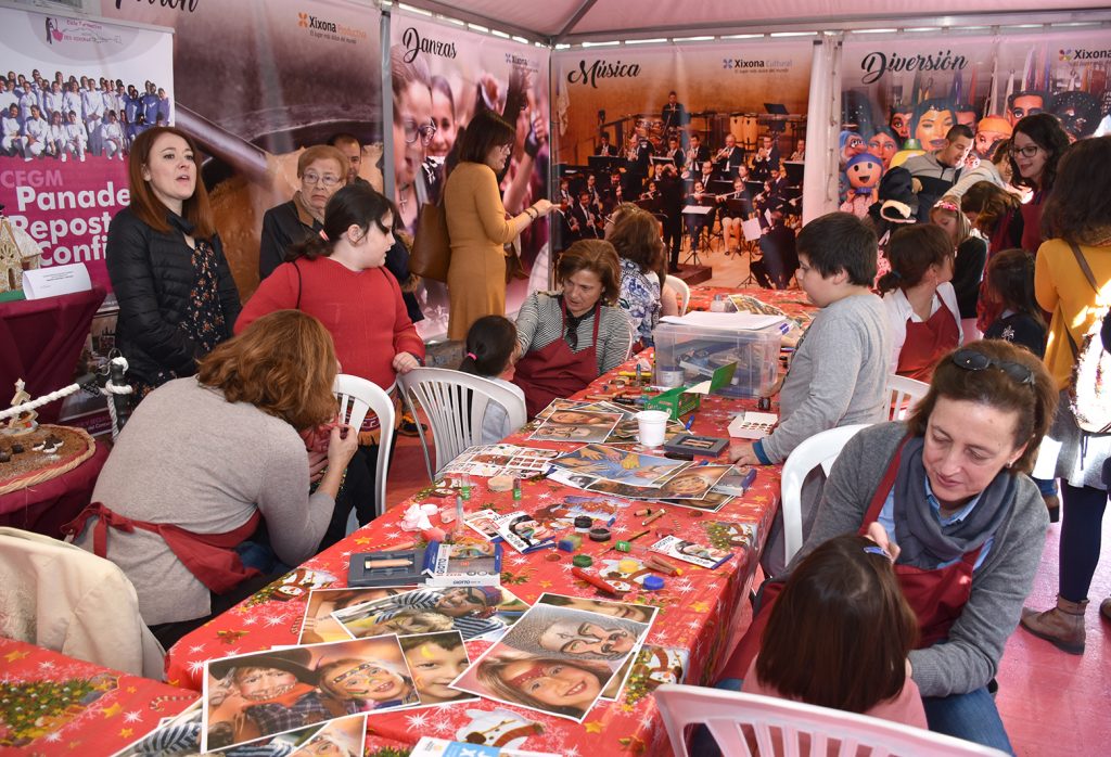 Actividades infantiles feria de navidad de Jijona 2025