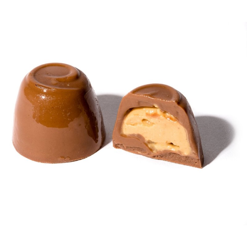 Chocolate relleno de turron - Bombones rellenos de turrón