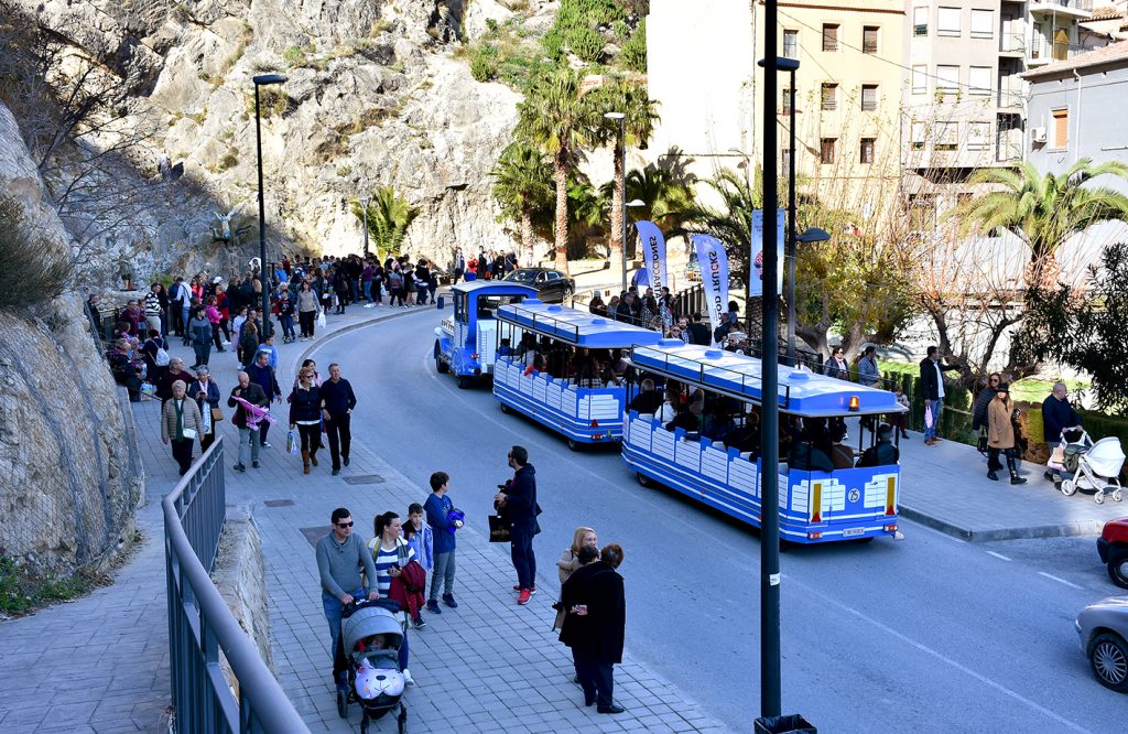 Tren recorrido de la feria de navidad de Jijona 2025