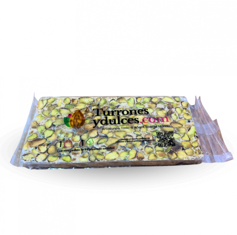 Turron de pistacho gourmet