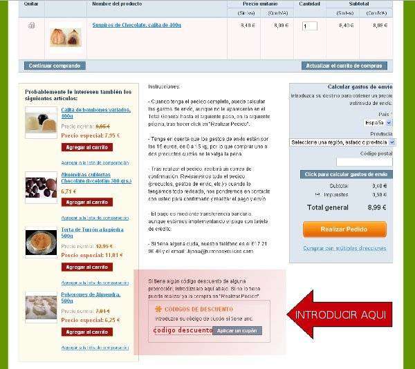 cupon descuento