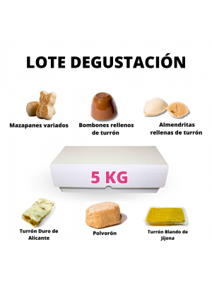 LOTE SURTIDO DE TURRON Y MAZAPAN 2K