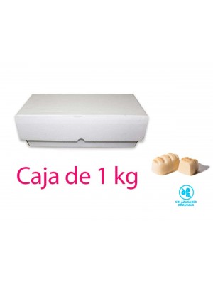 Mazapán sin azúcares añadidos, figuritas individuales en caja de 1kg