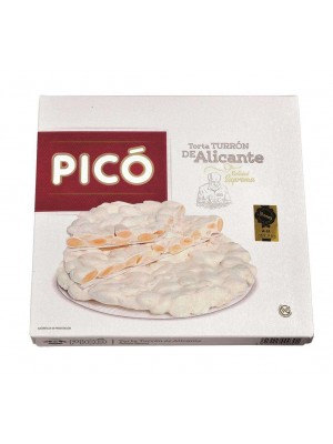 Caja de 25 unidades de Tortas de Turrón de Alicante Pico 150 grs