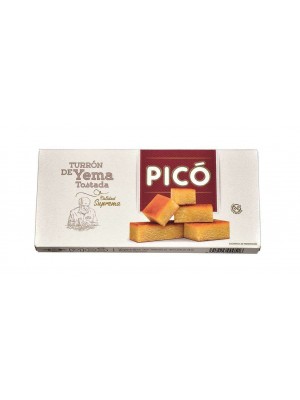 Caja de 24 unidades de Turrón de Yema Pico de 200g