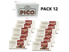 CAJA DE 12 UNIDADES DE TURRON DE CHOCOLATE CON ALMENDRAS PICO 250GRS