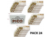 CAJA DE 24 UNID DE TURRON DE CHOCOLATE Y AVELLANAS PICO 