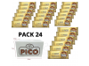 CAJA DE 24 UNIADES DE TURRON DE CHOCOLATE CRUJIENTE PICO 200 GRS