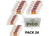 CAJA DE 24 UNIDADES DE TURRON DE YEMA PICO 200 GRS 