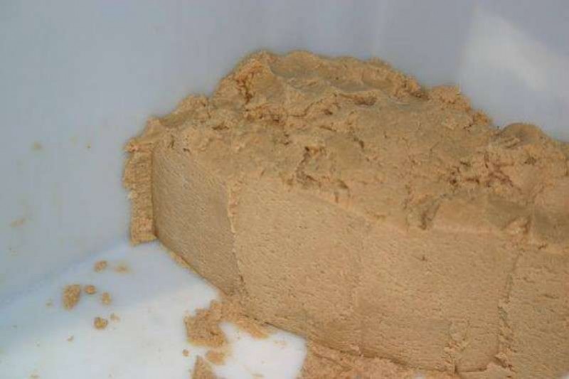 turrón a la piedra, bloque