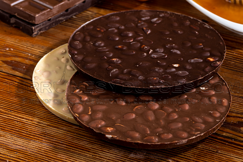 Turron chocolate con Almendras