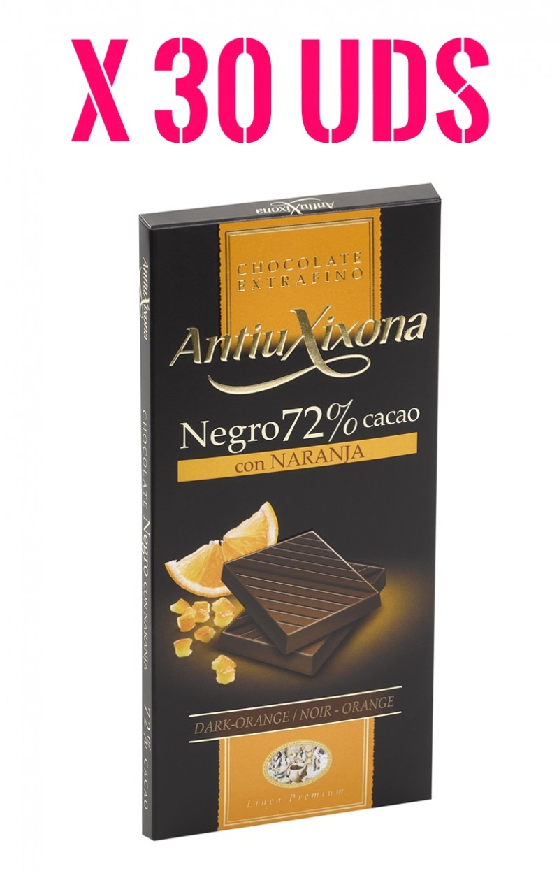 Caja Chocolate Antiu Xixona con Naranja