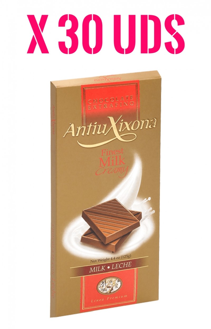 Caja Antiu Xixona chocolate con Leche extrafino Premium