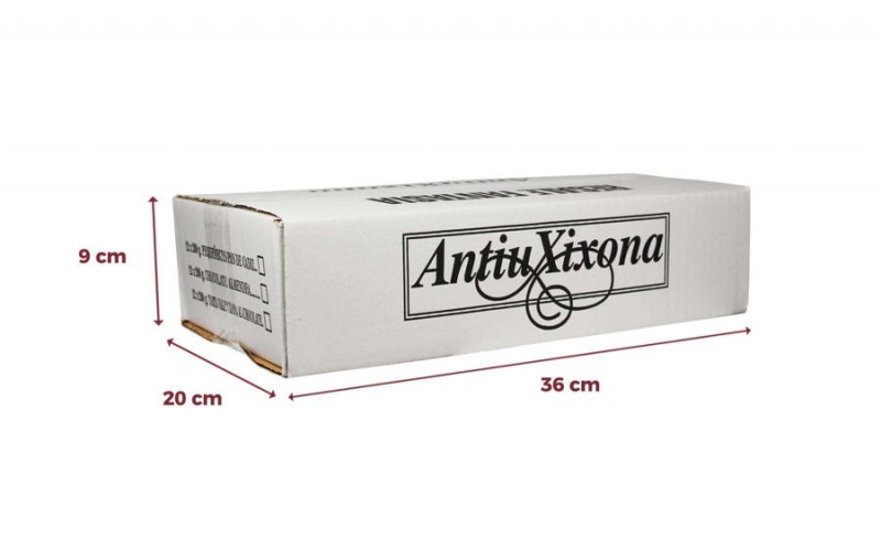 CAJA DE TURRON DE CHOCOLATE CON ALMENDRAS ANTIUXIXONA EIQ NEGRA 200G