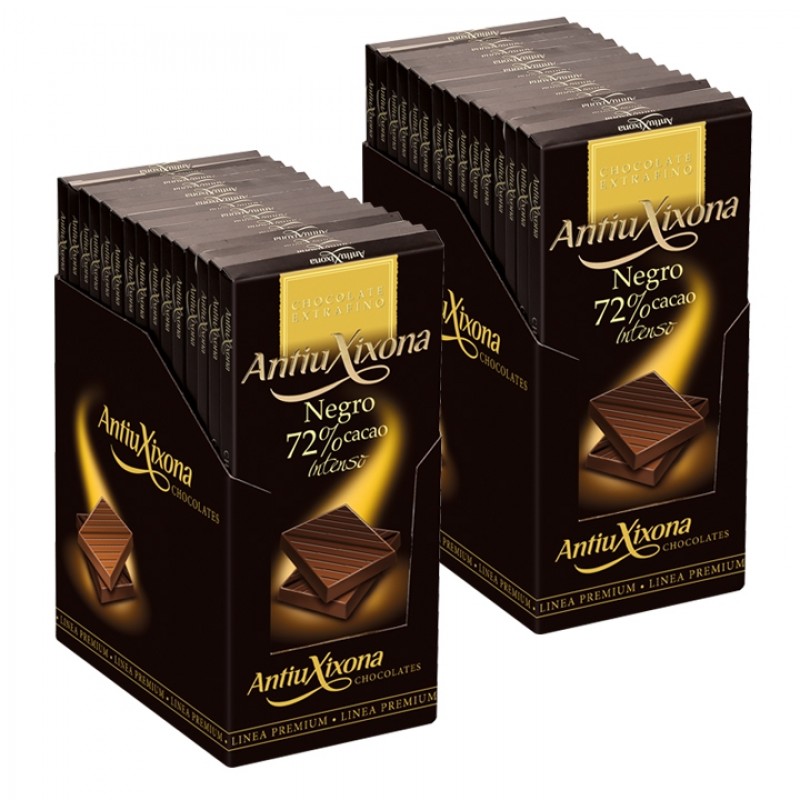 Chocolate Negro premium extrafino Antiu Xixona en Caja