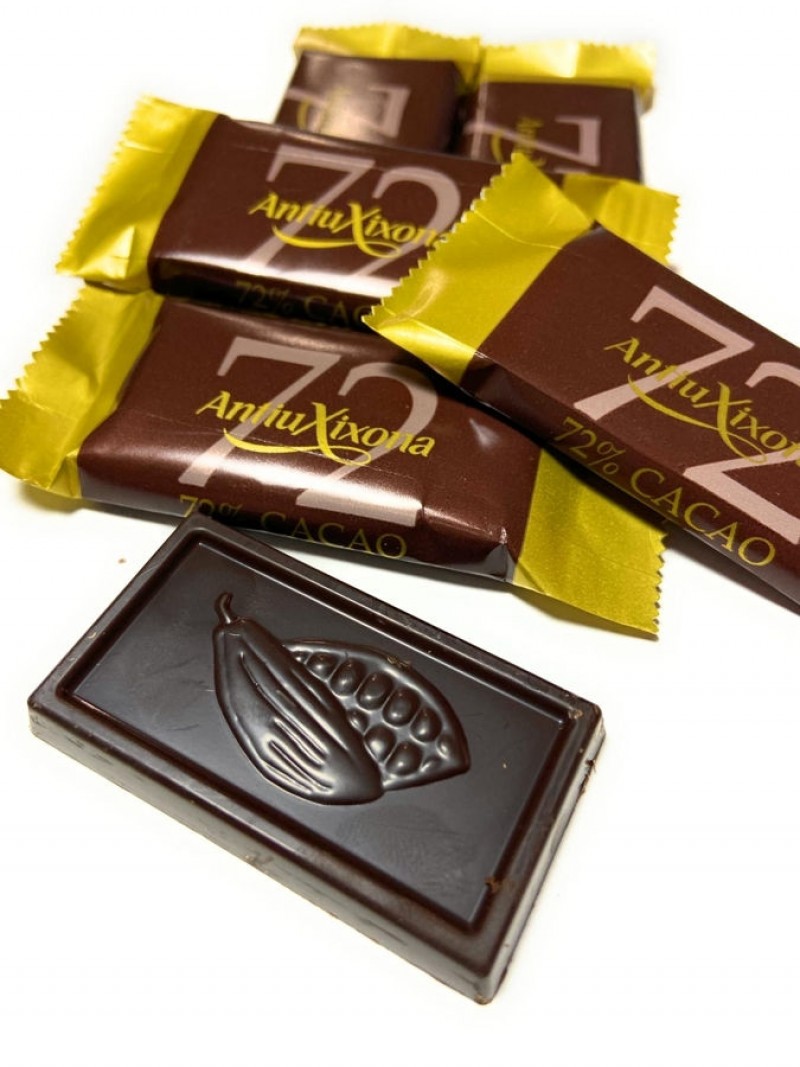 Chocolate individual negro