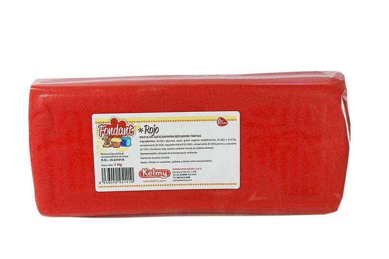 Bloque Fondant Rojo