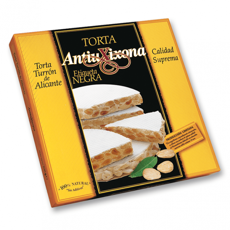 TORTA DE TURRON ALICANTE DURO - 200G ANTIU XIXONA