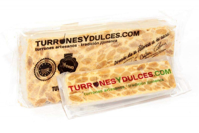 barritas de turrón de Alicante