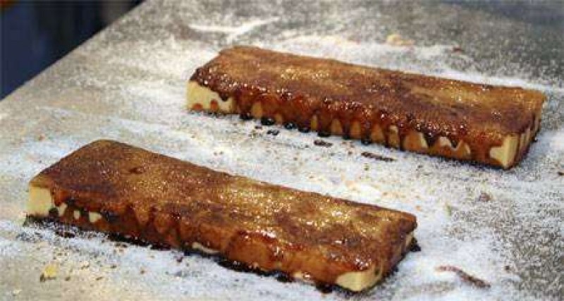 Yema Tostada Quemándose