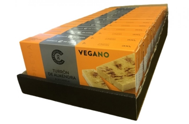 Turrón de Almendra a la Canela Vegano
