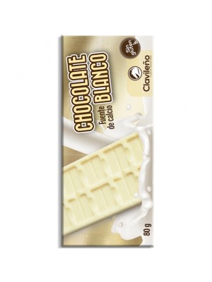 Chocolate Blanco 80g - Chocolates Clavileño