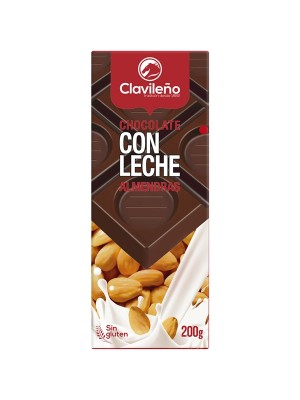 Chocolate con Leche y Almendras 200g - El Clavileño