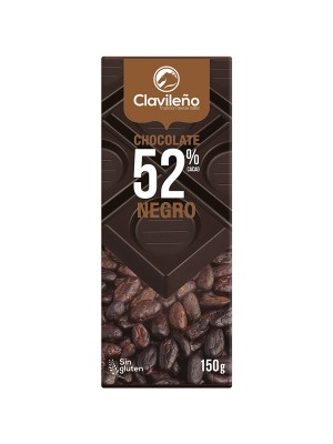  Chocolate Negro Extrafino 52% Cacao 150g