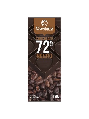 Chocolate Negro 72% Cacao - El Clavileño