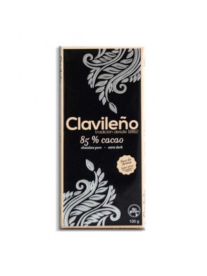 Chocolate Negro 85% Cacao 100g - El Clavileño