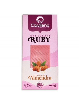 Chocolate Ruby con Almendras Clavileño