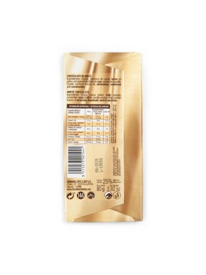 Chocolate Blanco 80g - Chocolates Clavileño