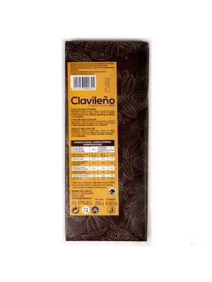 Chocolate Negro 52% Cacao 250g - El Clavileño