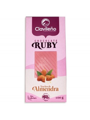 Chocolate Ruby con Almendras Clavileño