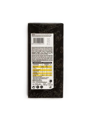 Chocolate Negro 70% Cacao con Limón sin Azúcares Añadidos 100g - El Clavileño