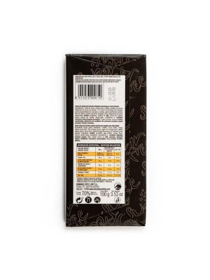 Chocolate Negro 70% Cacao con Naranja sin Azúcares Añadidos 100g - El Clavileño