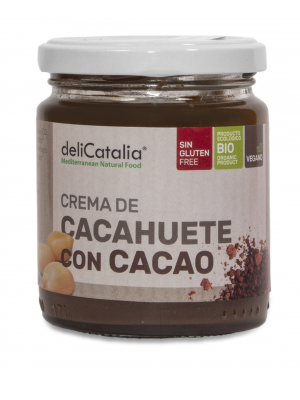 Crema de Cacahuete con Cacao 225g deliCatalia