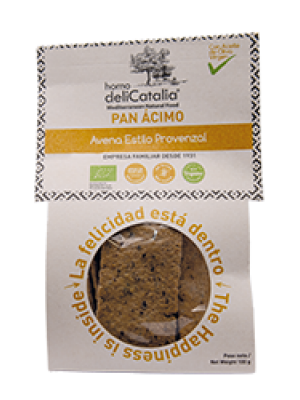 Pan Ácimo de Avena Estilo Provenzal Eco Orgánico 
