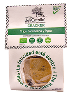 Cracker de Trigo Sarraceno y Pipas Eco Orgánico 