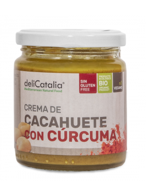 Crema de Cacahuete con Cúrcuma 225g deliCatalia