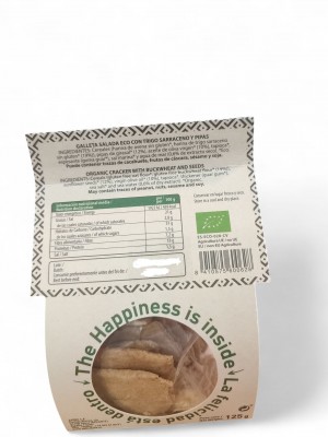 Cracker de Trigo Sarraceno y Pipas Eco Orgánico 