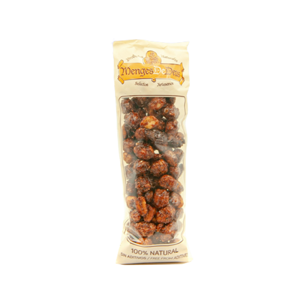 Cacahuetes garrapiñados con miel