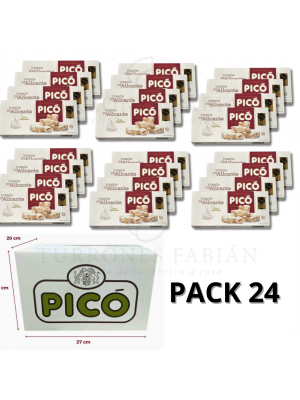 CAJA 24 UNIDADES TURRON DE ALICANTE PICO 