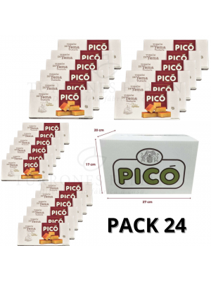 Caja de 24 unidades de Turrón de Yema Pico de 200g
