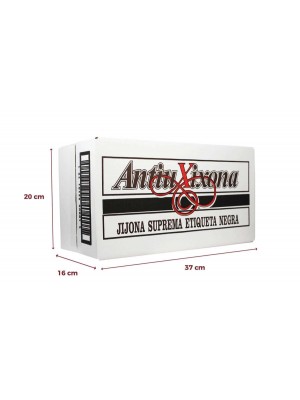 Caja de 24 unidades de Turrón de Jijona (blando) Antiu Xixona Etiqueta Negra 250g