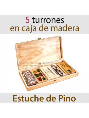 Caja de Madera para turrones