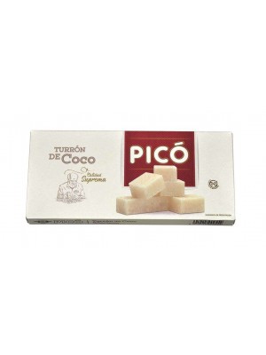 Caja de 12 unidades de Turrón de Coco Pico 200grs