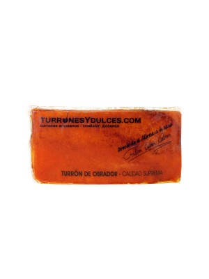 Turrón of Toasted Yolk artisan 300 grs.